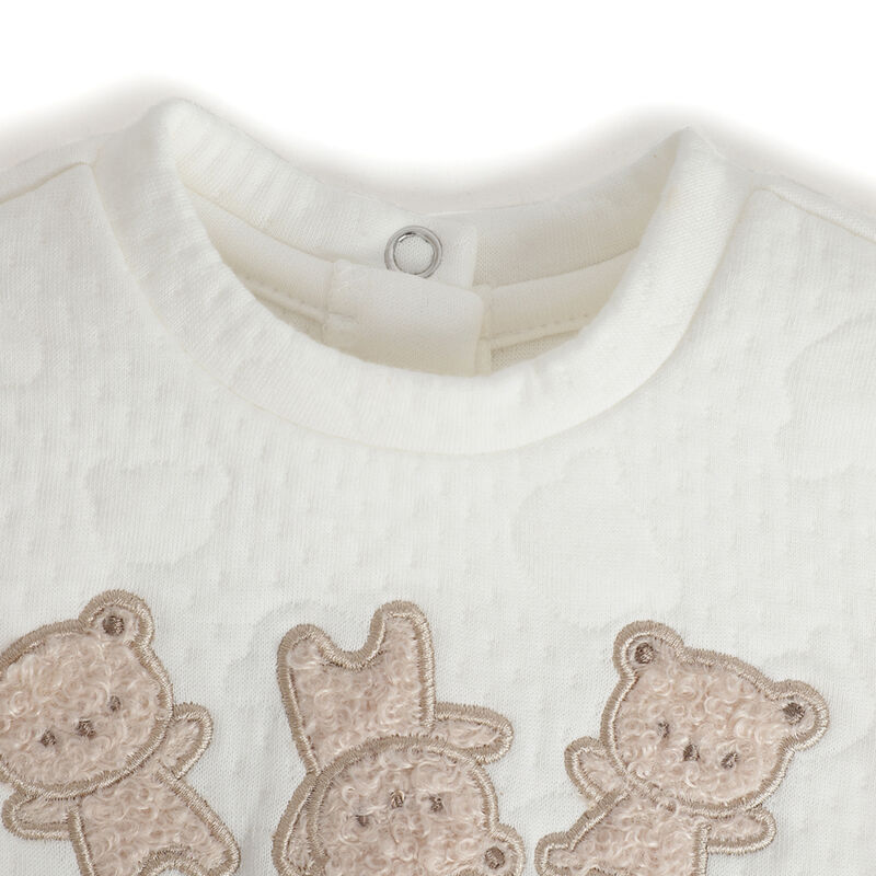 Infants Bronze Applique Sweater with Leggings image number 4